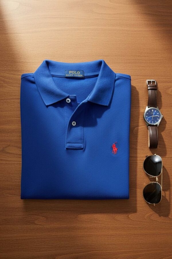 Camisa Polo Ralph Lauren Azul Royal - Imagem 5