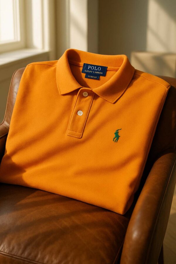 Camisa Polo Ralph Lauren Laranja - Imagem 4