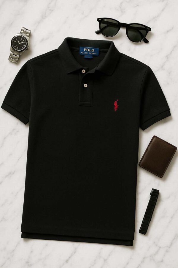Camisa Polo Ralph Lauren Preta - Imagem 2